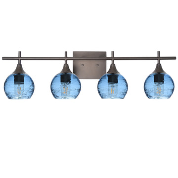 Spun / Steel Blue / Antique Bronze