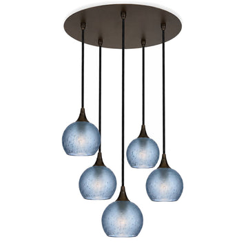 Antique Bronze - 4ft Cord / Celestial / Steel Blue