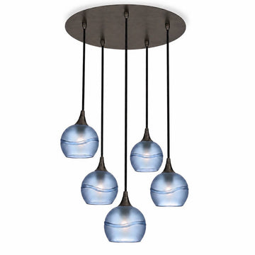 Antique Bronze - 4ft Cord / Glacial / Steel Blue