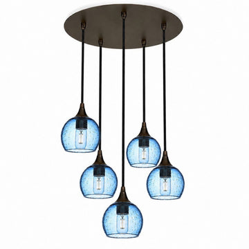 Antique Bronze - 4ft Cord / Lunar / Steel Blue