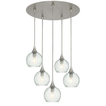 Brushed Nickel - 4ft Cord / Celestial / Eco Clear