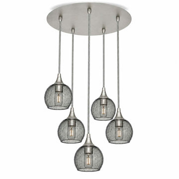 Brushed Nickel - 4ft Cord / Lunar / Slate Gray