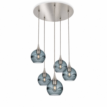 Brushed Nickel - 4ft Cord / Swell / Slate Gray