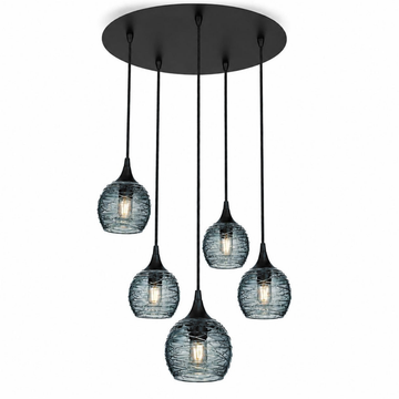 Matte Black - 4ft Cord / Spun / Slate Gray