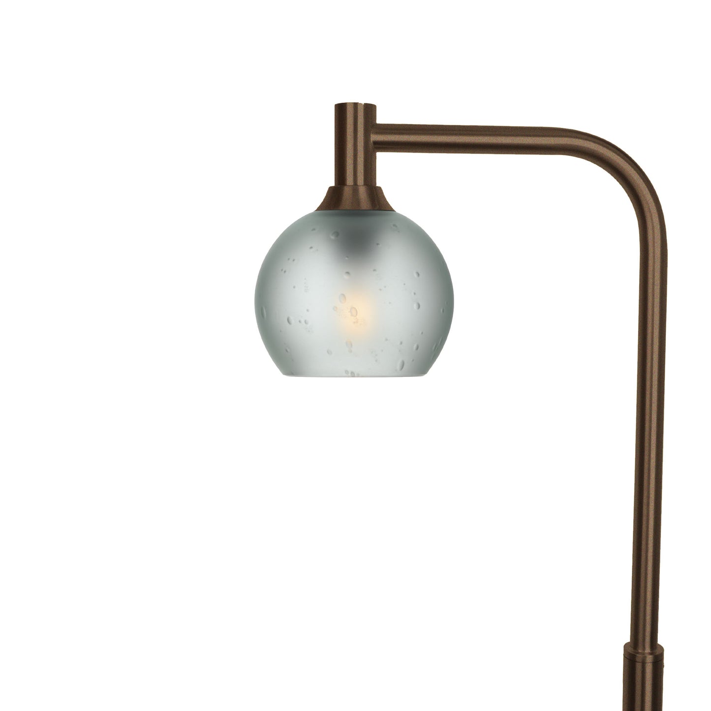 763 Celestial: Floor Lamp-Glass-Bicycle Glass Co - Hotshop-Eco Clear-Antique Bronze-Bicycle Glass Co