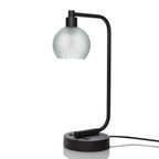 763 Celestial: Table Lamp-Glass-Bicycle Glass Co - Hotshop-Steel Blue-Brushed Nickel-Bicycle Glass Co