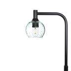 763 Floor Lamp-Glass-Bicycle Glass Co - Hardware-Lunar-Eco Clear-Matte Black-Bicycle Glass Co