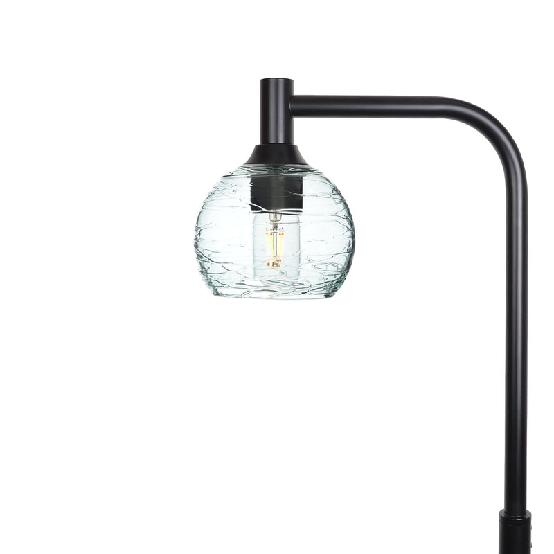 763 Floor Lamp – Spun / Eco Clear / Matte Black