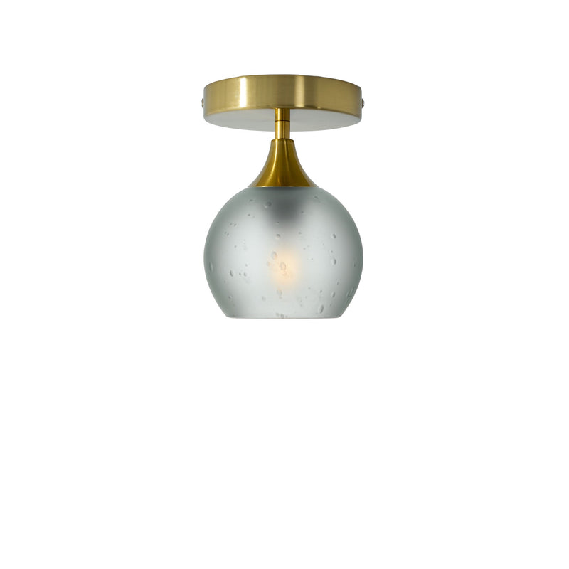763 Semi-Flush Light – Celestial / Eco Clear / Polished Brass