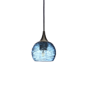 Antique Bronze - 8ft Cord / Spun / Steel Blue