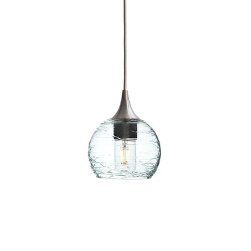 Brushed Nickel - 8ft Cord / Spun / Eco Clear