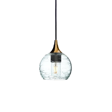 Polished Brass - 8ft Cord / Spun / Eco Clear