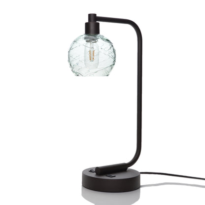 763 Table Lamp-Glass-Bicycle Glass Co - Hotshop-Spun-Eco Clear-Dark Bronze-Bicycle Glass Co