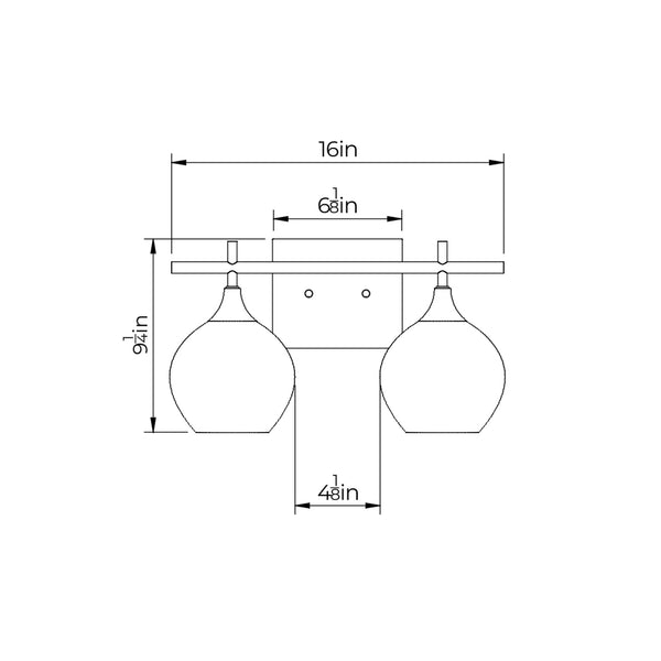 Dimensional Drawing: Front
