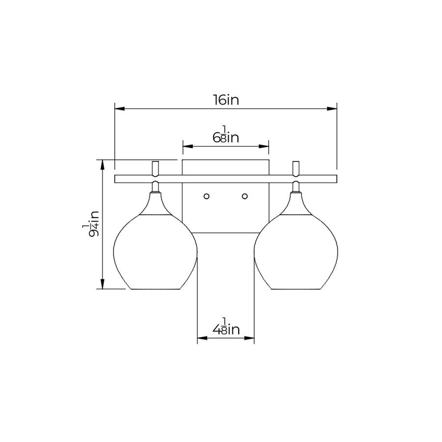 763 2-Light Wall Vanity