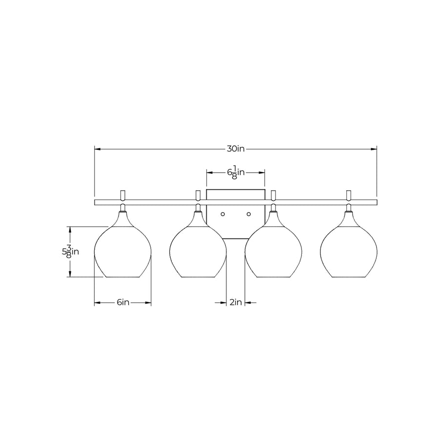 763 4-Light Vanity