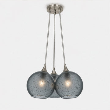 Brushed Nickel - 4ft Cord / Celestial / Slate Gray