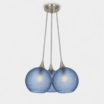 Brushed Nickel - 4ft Cord / Celestial / Steel Blue