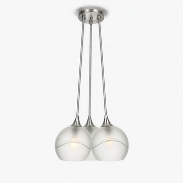 Brushed Nickel - 4ft Cord / Glacial / Eco Clear