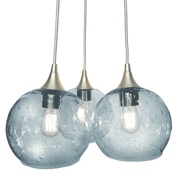 Brushed Nickel - 4ft Cord / Lunar / Slate Gray