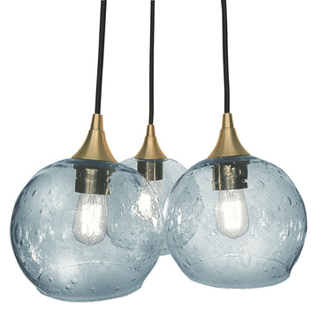 Polished Brass - 4ft Cord / Lunar / Slate Gray