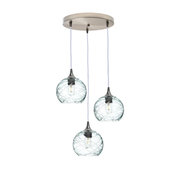 Brushed Nickel - 4ft Cord / Spun / Eco Clear