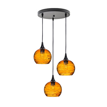 Matte Black - 4ft Cord / Spun / Golden Amber