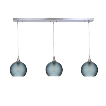 Brushed Nickel - 4ft Cord / Celestial / Slate Gray