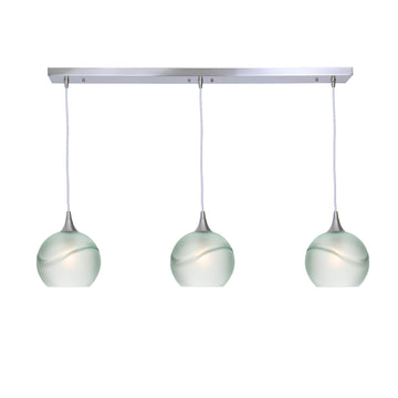 Brushed Nickel - 4ft Cord / Glacial / Eco Clear