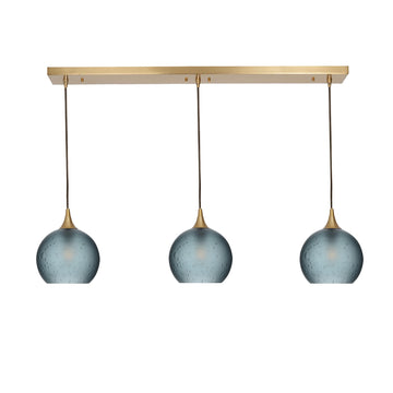 Polished Brass - 4ft Cord / Celestial / Slate Gray