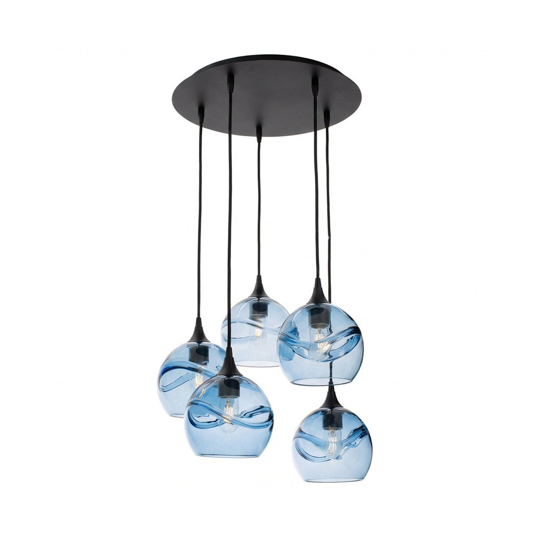 767 5 Pendant Cascade Chandelier