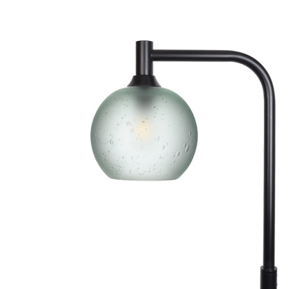 767 Celestial: Floor Lamp-Glass-Bicycle Glass Co - Hotshop-Eco Clear-Matte Black-Bicycle Glass Co