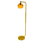 767 Floor Lamp-Glass-Bicycle Glass Co - Hotshop-Lunar-Steel Blue-Brushed Nickel-Bicycle Glass Co