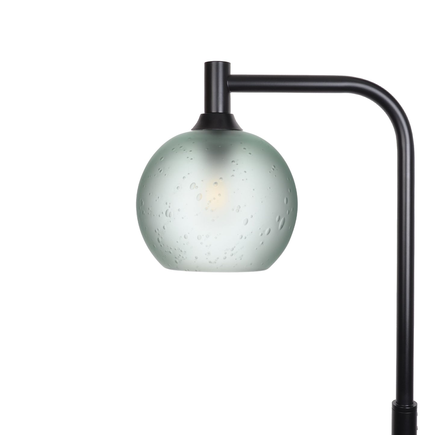 767 Floor Lamp-Glass-Bicycle Glass Co - Hotshop-Celestial-Eco Clear-Matte Black-Bicycle Glass Co