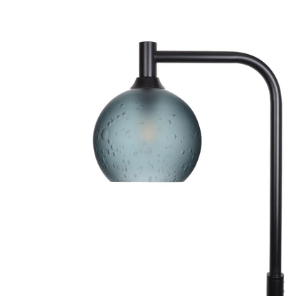 767 Floor Lamp-Glass-Bicycle Glass Co - Hotshop-Celestial-Slate Gray-Matte Black-Bicycle Glass Co