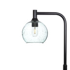 767 Lunar: Floor Lamp-Glass-Bicycle Glass Co - Hotshop-Eco Clear-Matte Black-Bicycle Glass Co