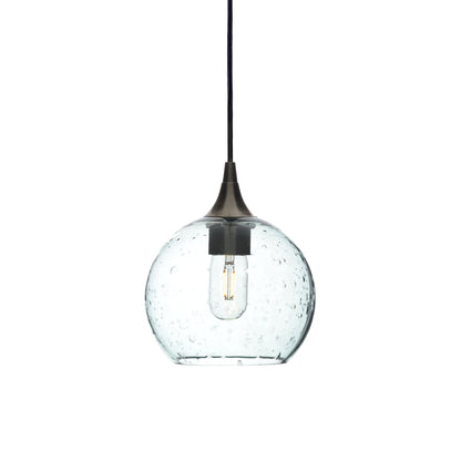 767 Lunar: Single Pendant Light-Pendant Lighting-Bicycle Glass Co - Hotshop-Eco Clear-Antique Bronze-Bicycle Glass Co