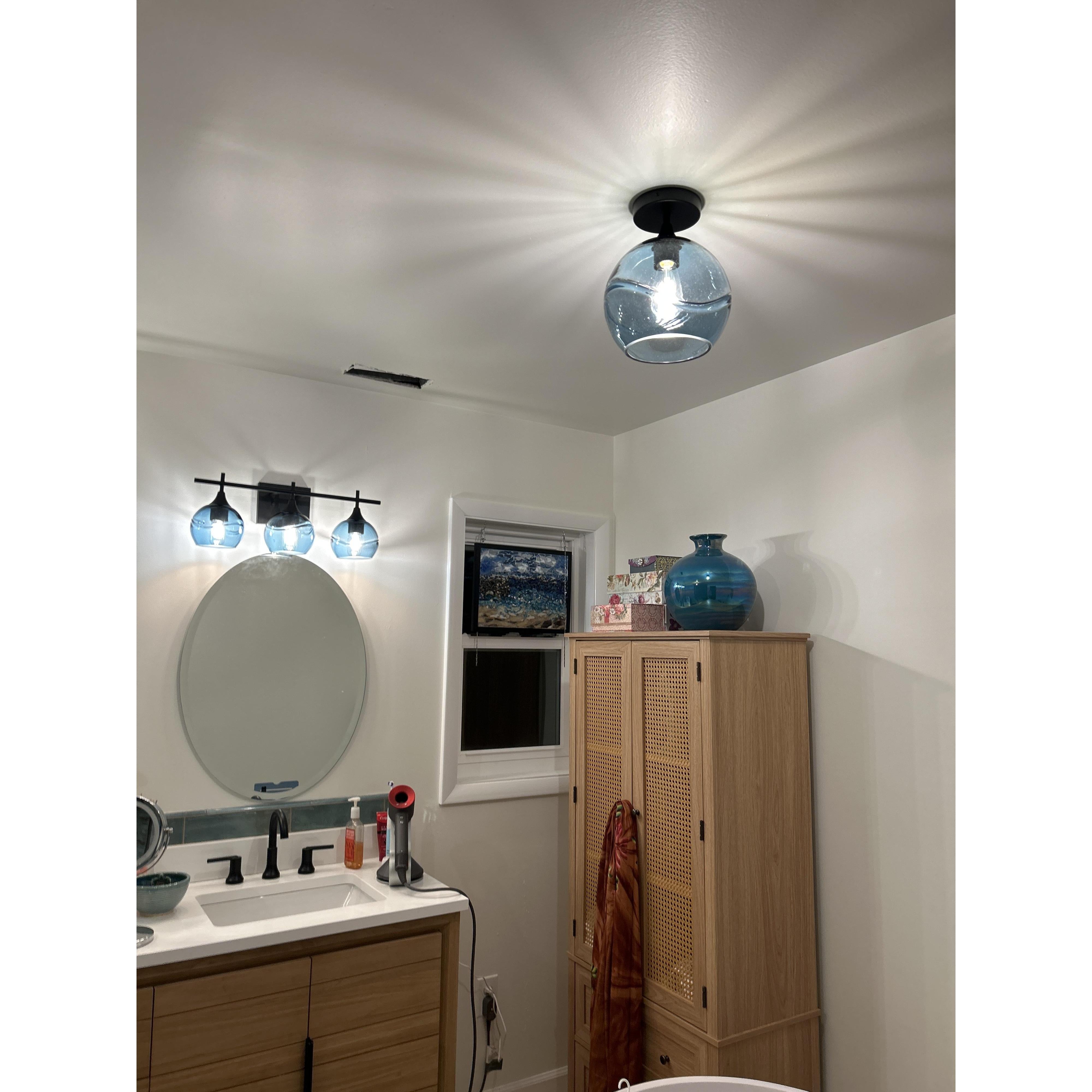 SWELL SEMI-FLUSH LIGHT: FORM NO.767 | Bicycle Glass Co.