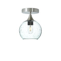 767 Semi-Flush-Bicycle Glass Co - Hotshop-Lunar-Eco Clear-Brushed Nickel-Bicycle Glass Co