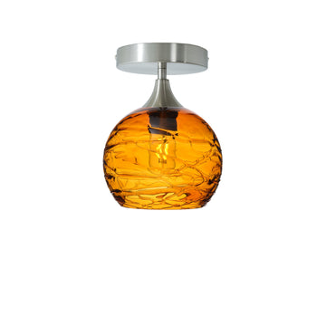 Spun / Golden Amber / Brushed Nickel