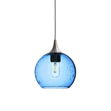 Brushed Nickel - 8ft Cord / Lunar / Steel Blue