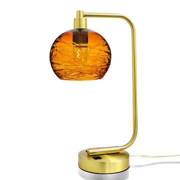 Spun / Golden Amber / Satin Brass