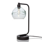 767 Table Lamp-Glass-Bicycle Glass Co - Hardware-Swell-Eco Clear-Matte Black-Bicycle Glass Co