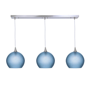 Brushed Nickel - 4ft Cord / Celestial / Steel Blue