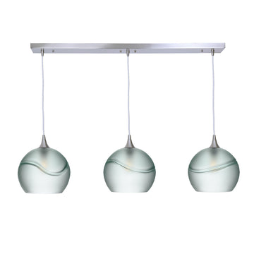Brushed Nickel - 4ft Cord / Glacial / Eco Clear