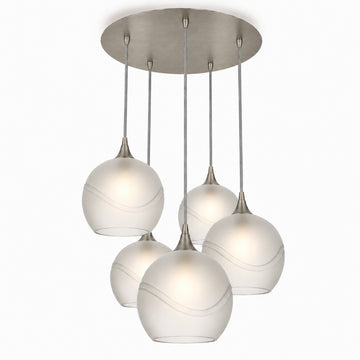 Glacial / Eco Clear / Brushed Nickel - 4ft Cord