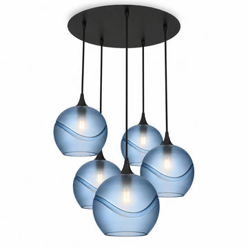 Glacial / Steel Blue / Matte Black - 4ft Cord