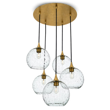 Lunar / Eco Clear / Polished Brass - 4ft Cord