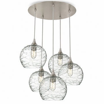 Spun / Eco Clear / Brushed Nickel - 4ft Cord