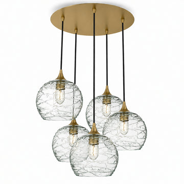 Spun / Eco Clear / Polished Brass - 4ft Cord